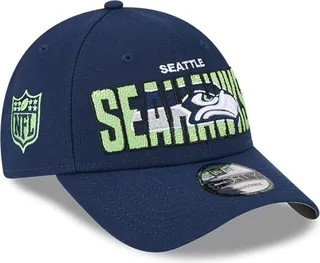 Men's New Era Navy Seattle Seahawks 2023 Nfl Draft 9FORTY Adjustable Hat