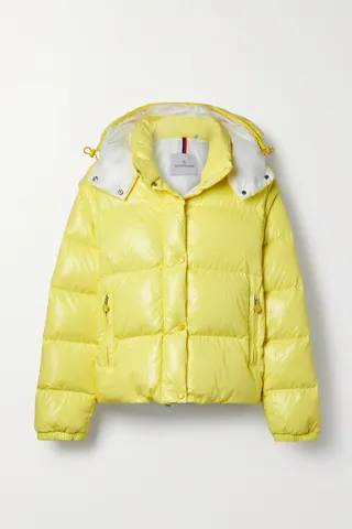Moncler - Mauleon Convertible Quilted Cotton-blend Shell Down Jacket - Yellow
