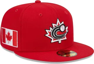 Men's New Era Red Canada Baseball 2023 World Baseball Classic 59FIFTY Fitted Hat
