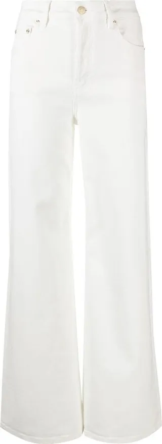 Mid-Rise Wide-Leg Jeans
