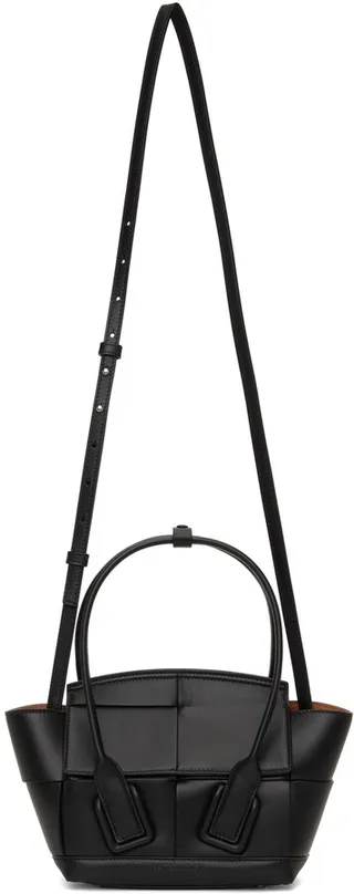 Bottega Veneta Black Small Arco Tote