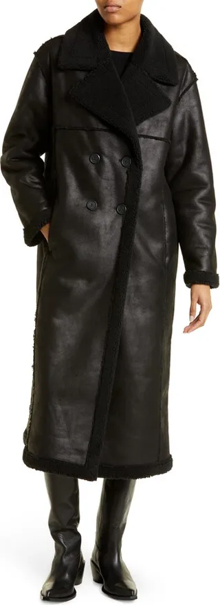 Jetz Faux Shearling Coat