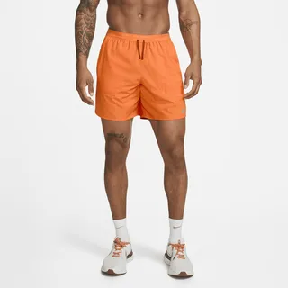 Nike Men's Stride Dri-FIT 7" 2-in-1 Running Shorts in Orange