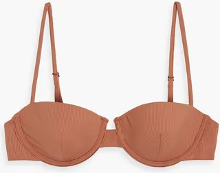 Dalia ribbed underwired bikini top