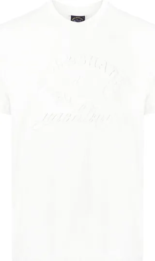 logo-embroidered cotton T-shirt