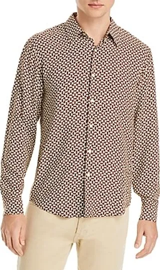 Sandro Oval Print Shirt