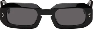 MCQ Black Rectangular Sunglasses