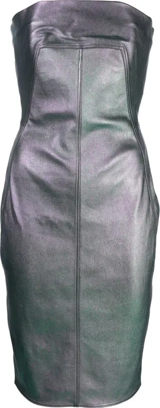 Iridescent Bustier Minidress