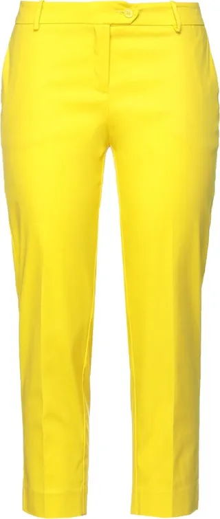 Cropped Pants Yellow