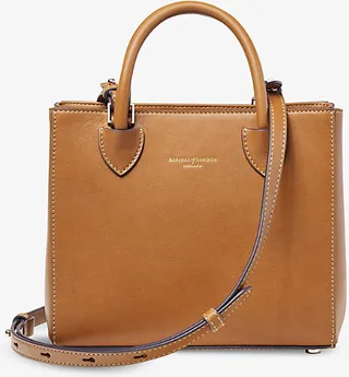 Tan Madison Mini Leather Tote bag