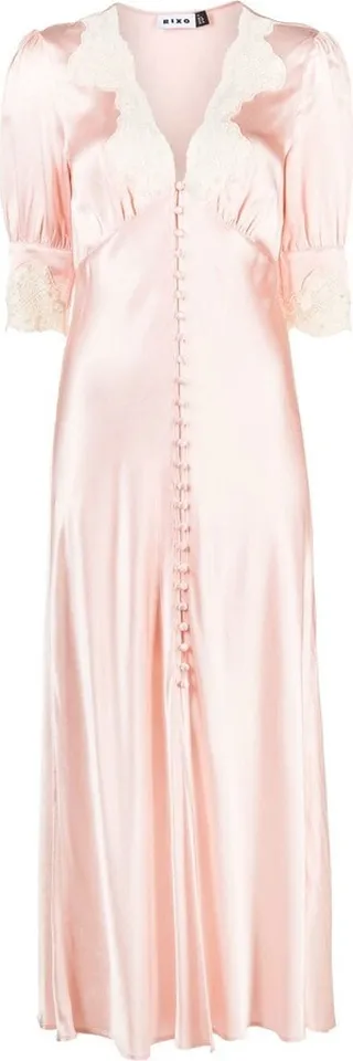 Simone lace-trimmed dress