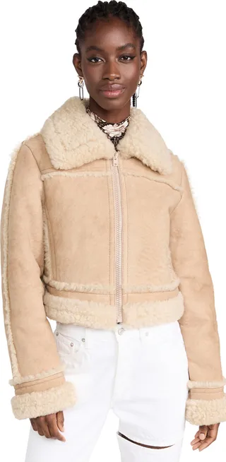 Acne Studios Suede Bomber Jacket