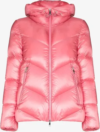 Pink Chambon Quilted Puffer Jacket
