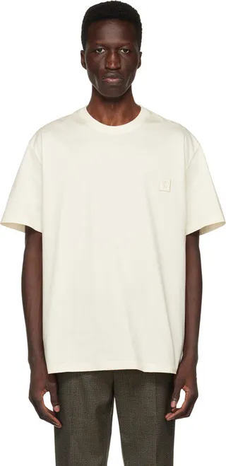 Wooyoungmi Off-White Fuzzy T-Shirt