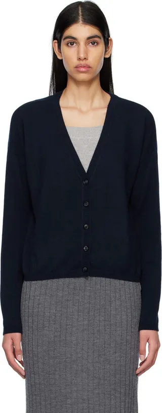 LISA YANG Navy 'The Abby' Cardigan