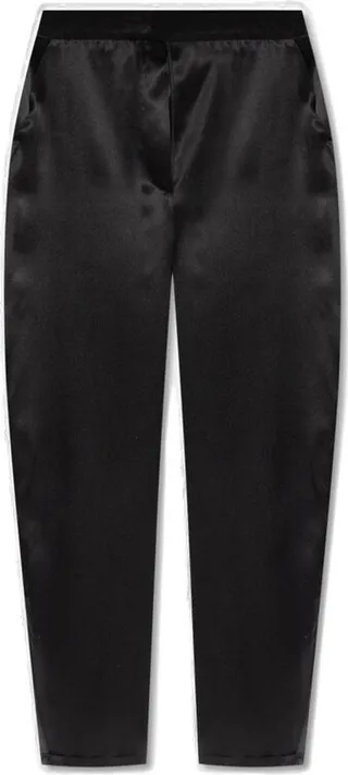 Emporio Armani High-Waist Oval-Leg Trousers
