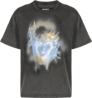 graphic-print cotton T-shirt