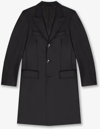 Cashmere and wool overcoat