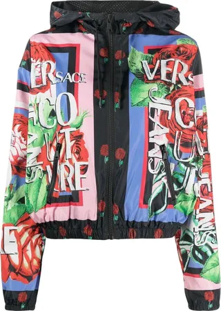 Logo-Print Bomber Jacket