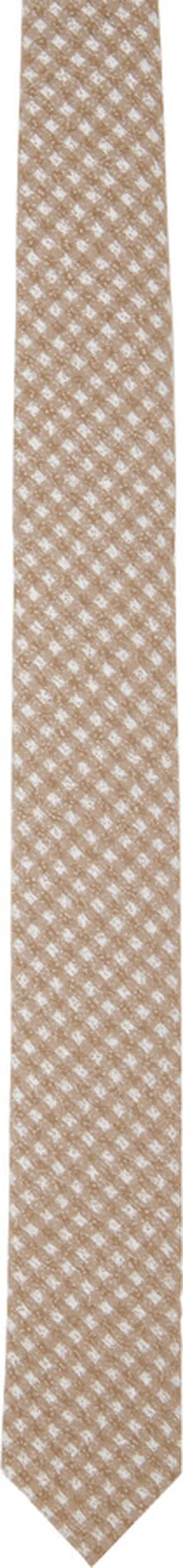 BOSS Beige Jacquard Tie