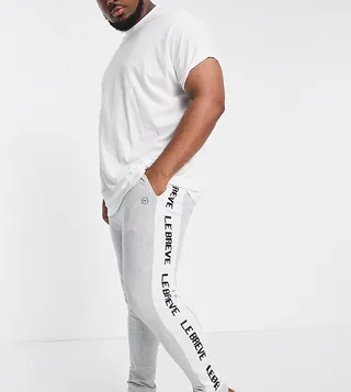 Le Breve Plus lounge felix sweatpants in gray - part of a set