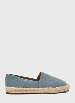 Textured Flat Espadrille