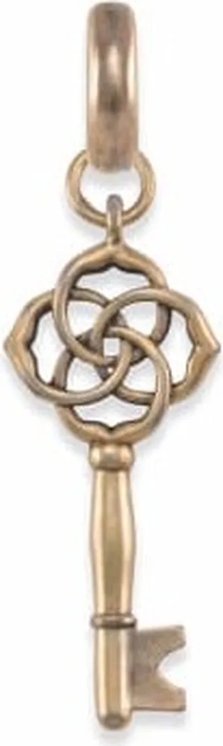 Home & Shelter Charm in Vintage Gold
