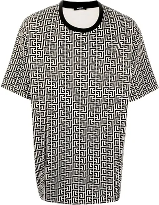 all-over monogram-print T-shirt