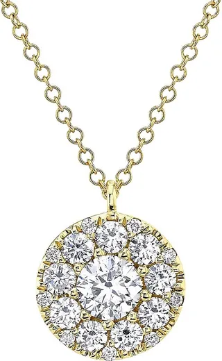 14K Yellow Gold & 1.0 TCW Diamond Necklace