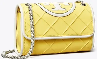 Small Fleming Soft Patent Border Convertible Shoulder Bag