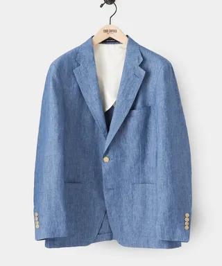 Chambray Linen Madison Suit Jacket
