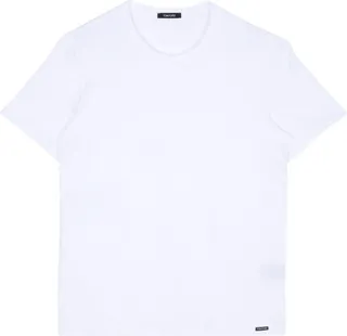 Tom Ford Logo Patch Crewneck T-Shirt
