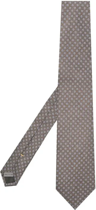 Polka-Dot Silk Tie