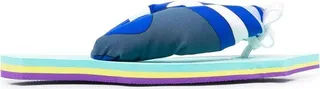 Marmo-print Scuba flip flops
