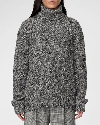 Recycled Cashmere Turtleneck Sweater