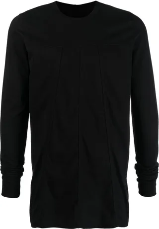 Grid Level panelled T-shirt