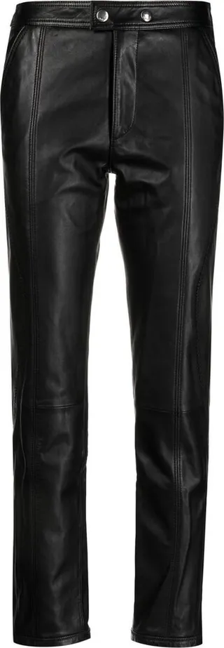 Cropped Slim-Cut Trousers
