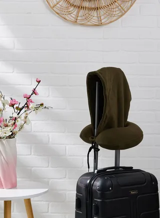 Travel Pillow With Hood