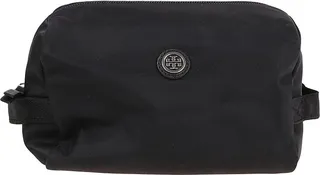 Tory Burch Logo Plaque Large Cosmetic Bag