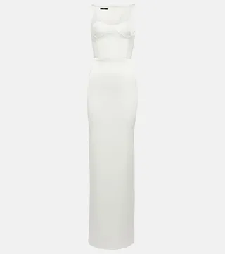 Clove bustier gown