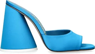The Attico Satin Luz Mules 105