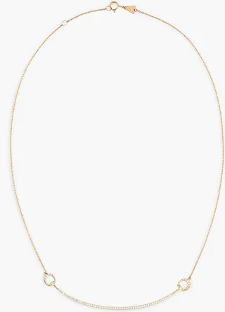 14-Karat Gold Diamond Necklace