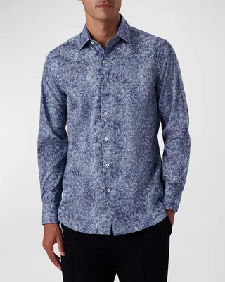 Men's Shaped Comfort Stretch Sport Shirt
