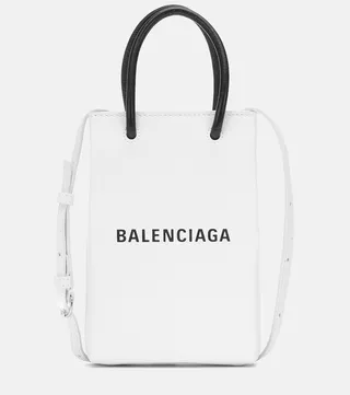 Shopping Phone Pouch leather tote