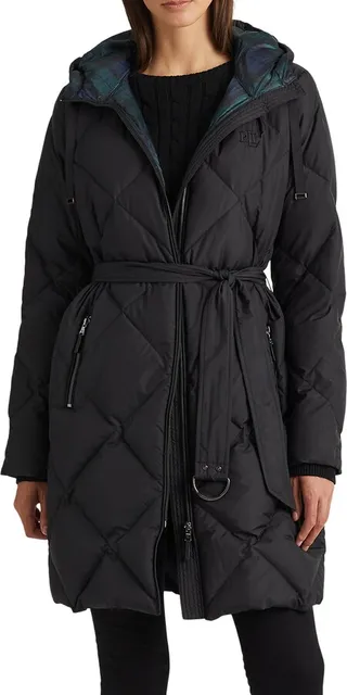 Quilted Down Puffer Coat