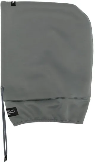 Logo-Patch Drawstring Hood