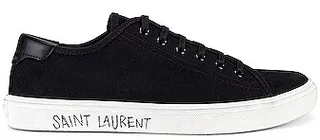 Saint Laurent Malibu Low Top Sneaker in Black