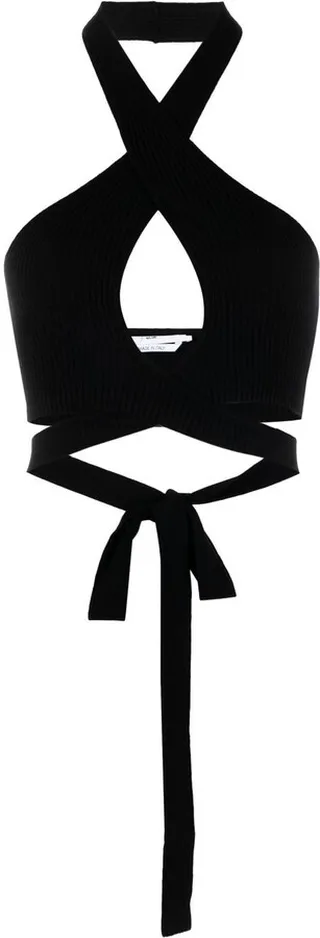 Ribbed-Knit Crop Top