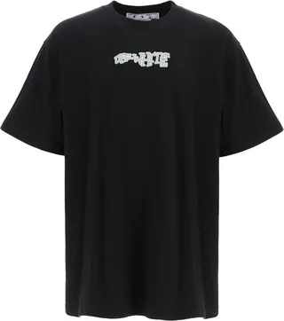 Off-White Arrow Motif Printed Oversized T-Shirt