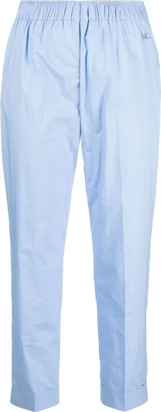SEMICOUTURE- Cropped Cotton Trousers